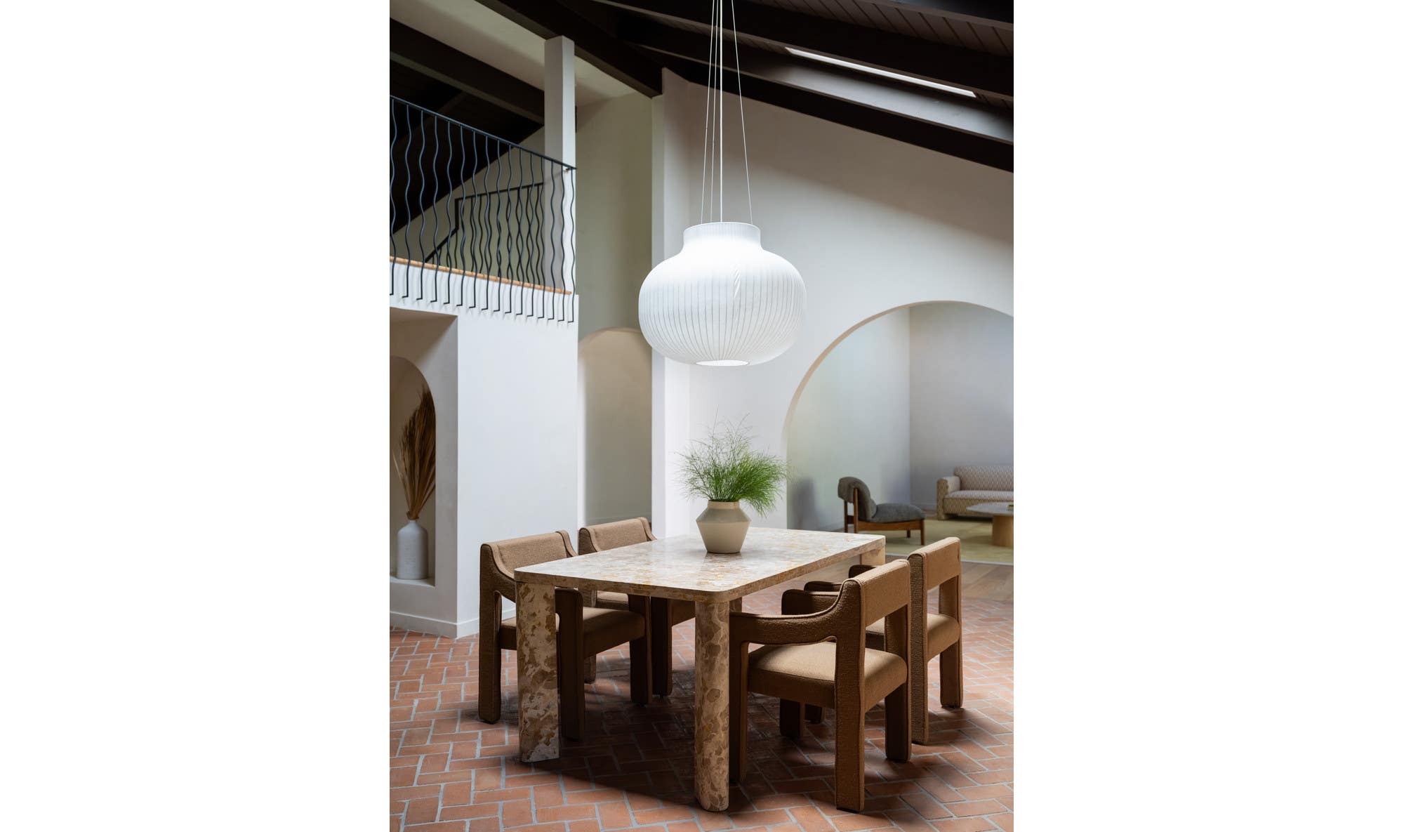 Segment Dining Table Panther Stone Beige by Moe's Home Collection - view 13