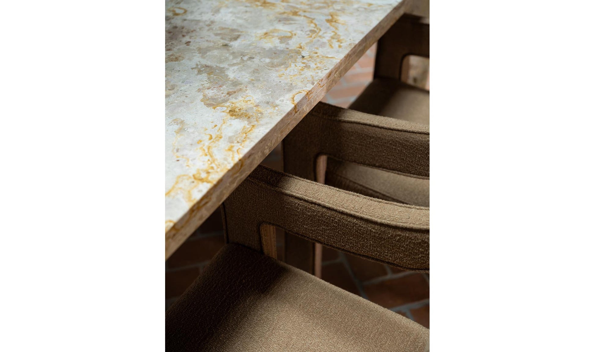 Segment Dining Table Panther Stone Beige by Moe's Home Collection - view 15