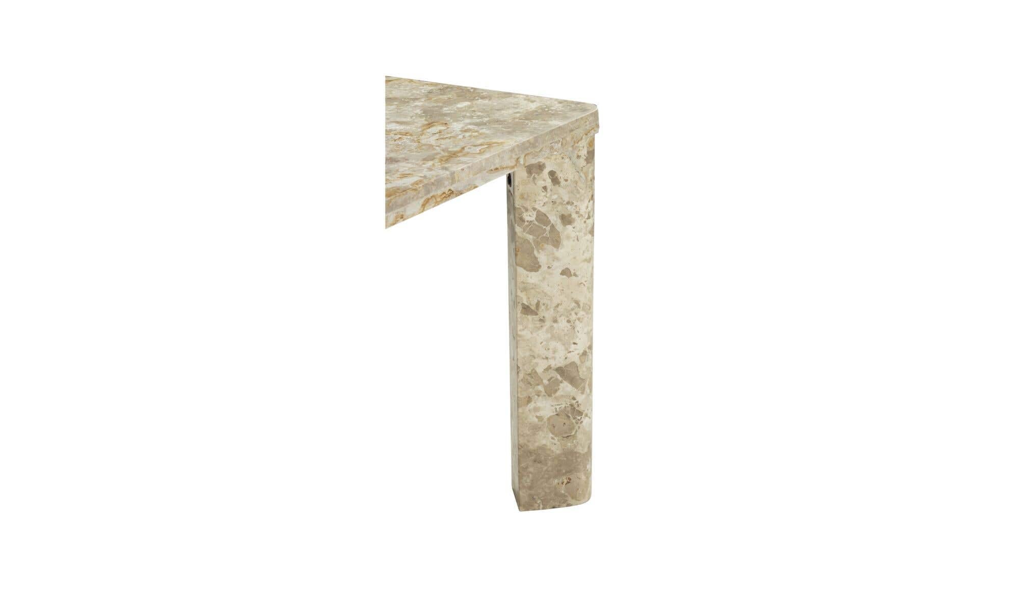 Segment Dining Table Panther Stone Beige by Moe's Home Collection - view 21