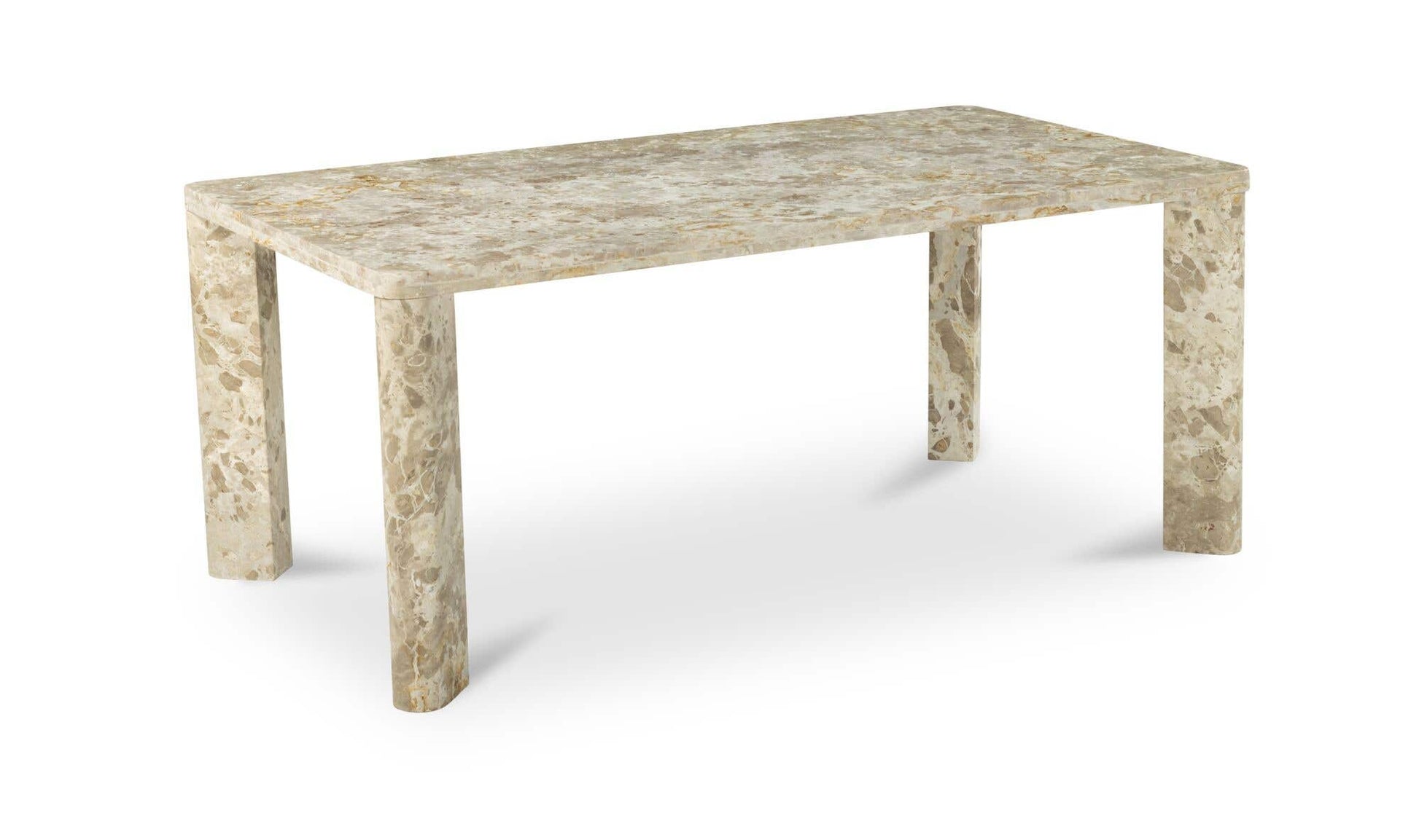 Segment Dining Table Panther Stone Beige by Moe's Home Collection - view 17