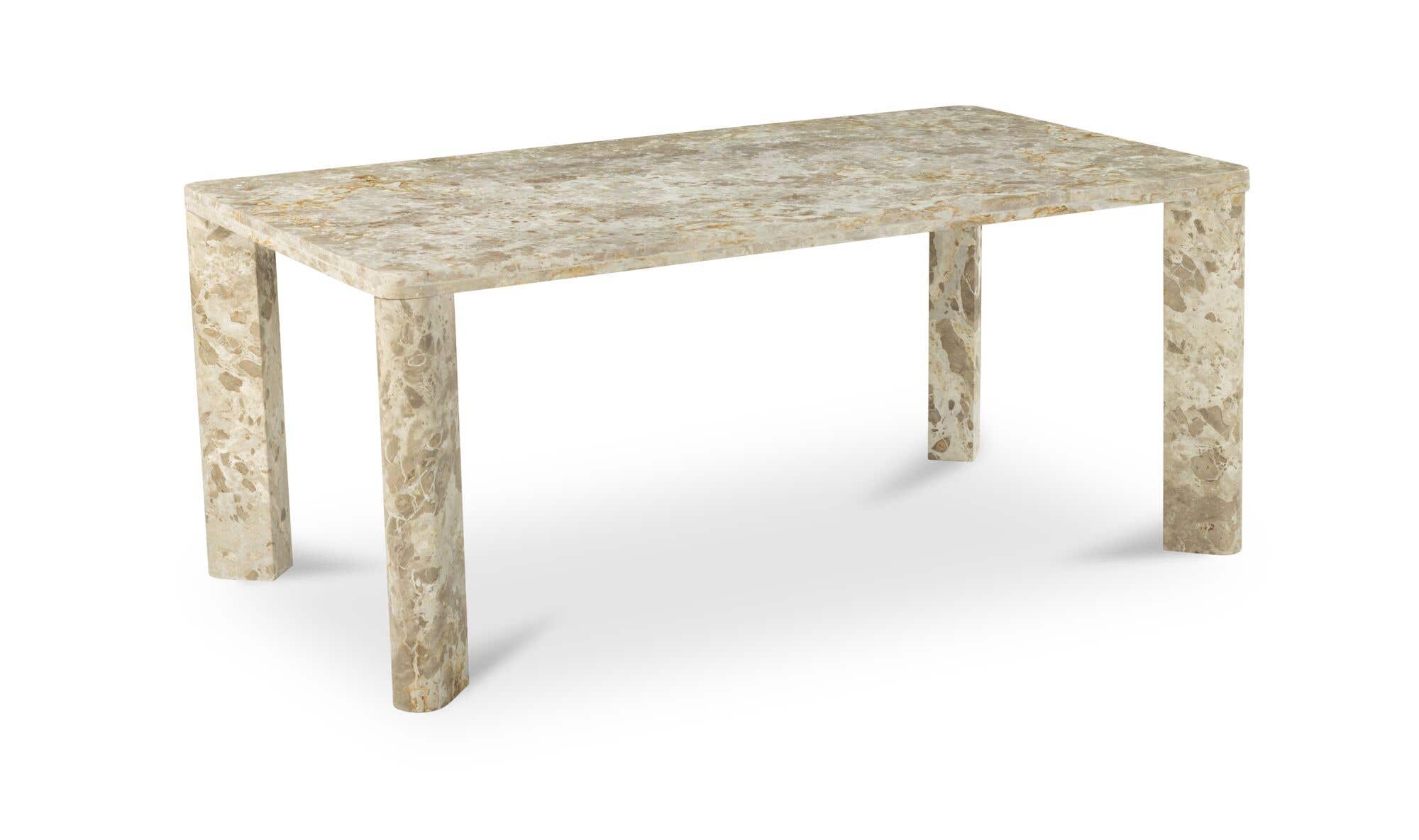 Segment Dining Table Panther Stone Beige by Moe's Home Collection - view 17