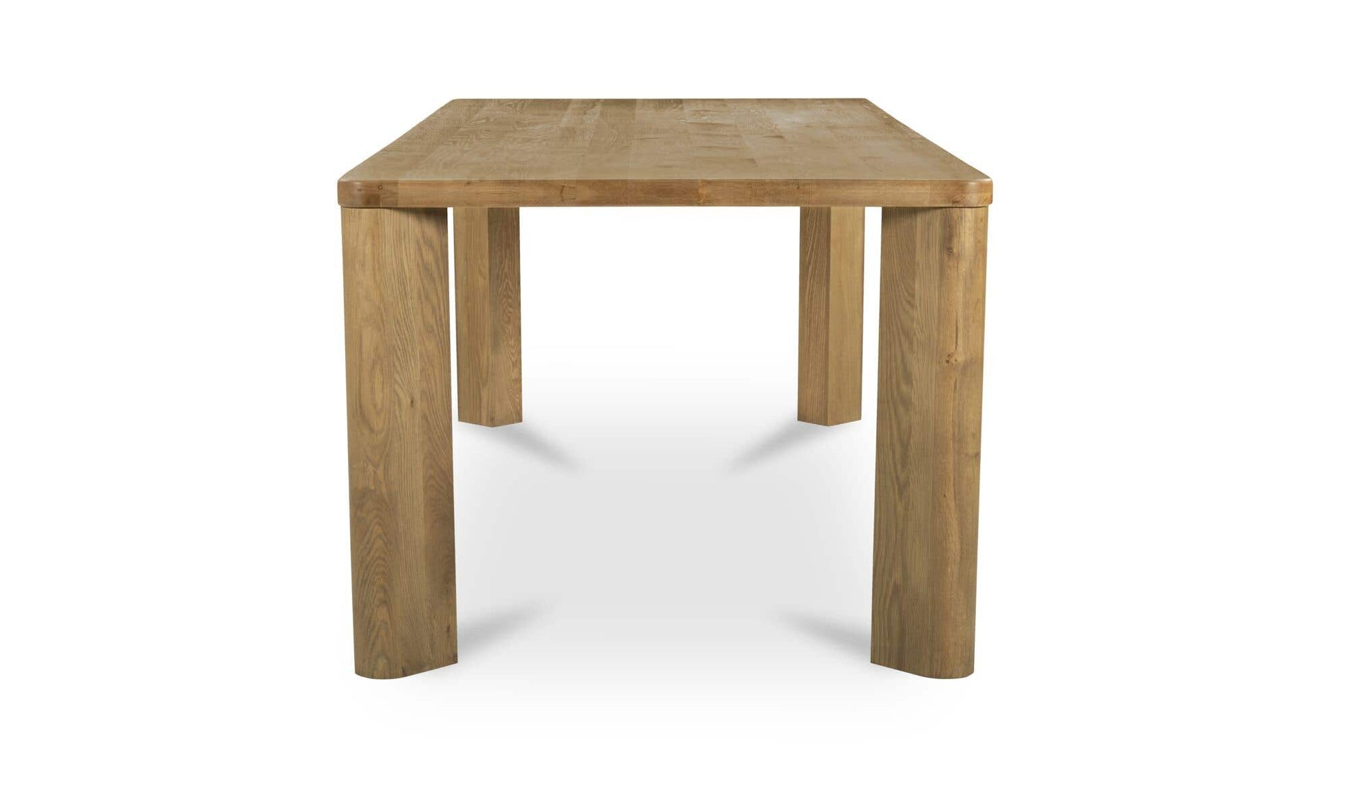 Segment Dining Table Wood Large Heritage Brown by Moe's Home Collection - view 10
