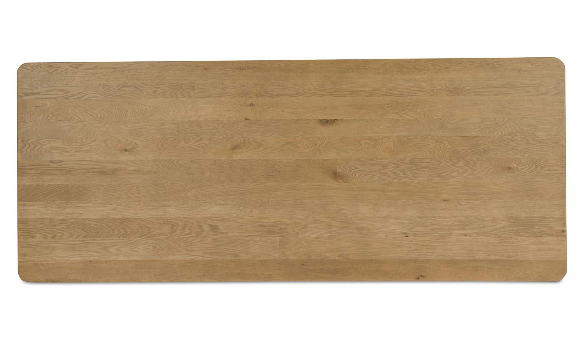 Segment Dining Table Wood Large Heritage Brown by Moe's Home Collection - view 11