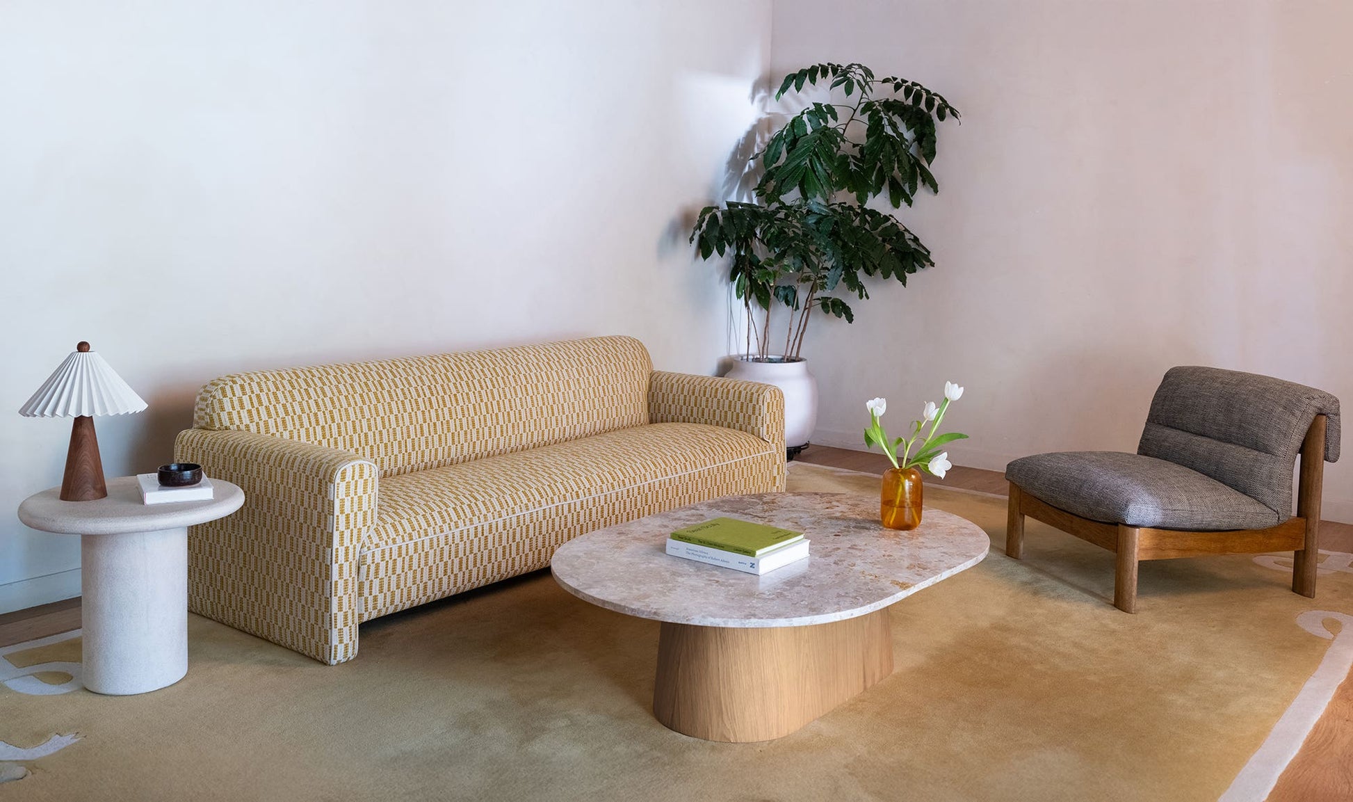 Carly Coffee Table Panther Stone by Moe's Home Collection - view 8