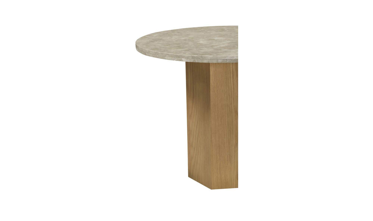 Brando Dining Table Small Silk Grey Marble by Moe's Home Collection - view 6