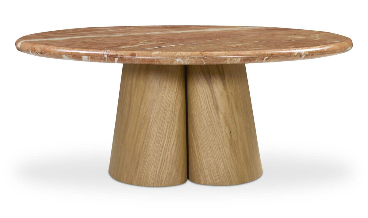 Kaleta Coffee Table Rosso Alicante Marble by Moe's Home Collection - view 2