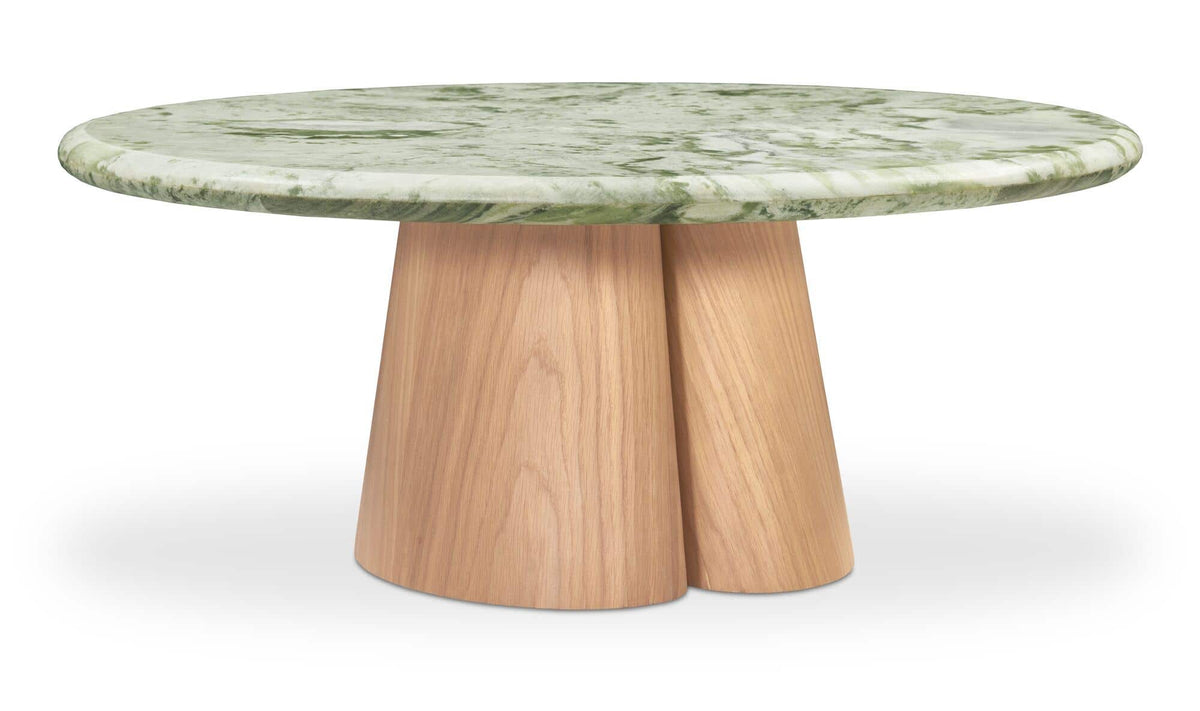 Kaleta Coffee Table Green Onyx Marble by Moe's Home Collection - view 4