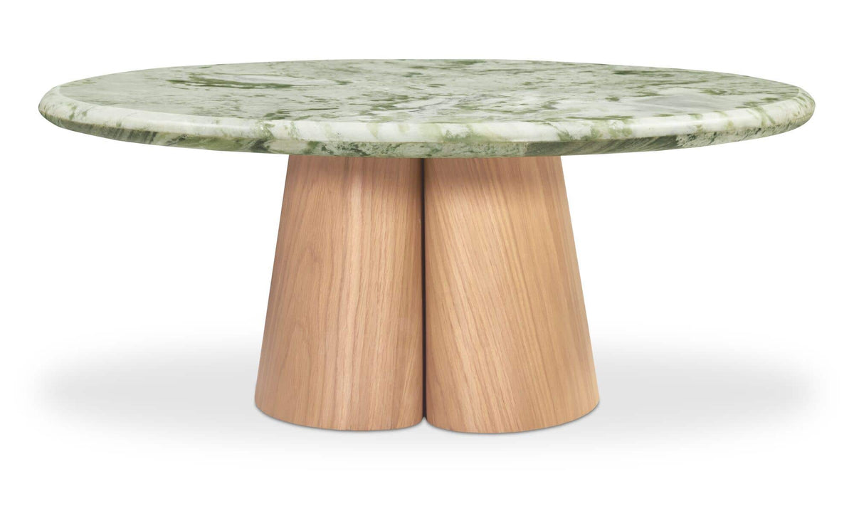 Kaleta Coffee Table Green Onyx Marble by Moe's Home Collection - view 2