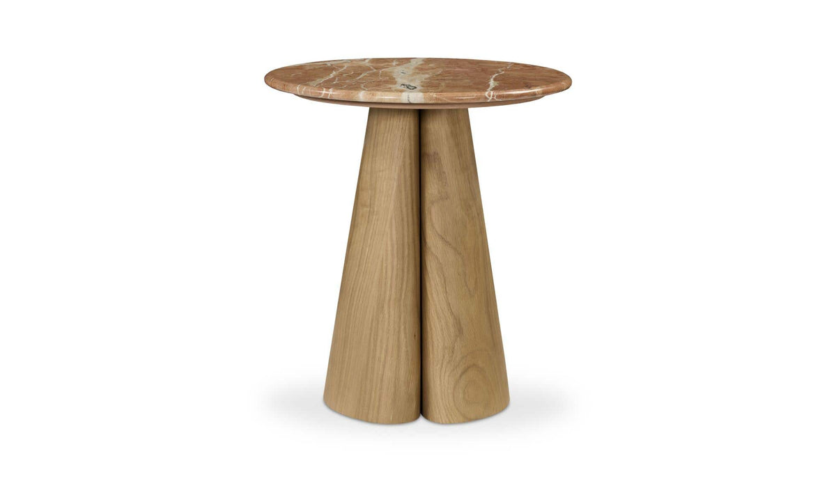 Kaleta Side Table Rosso Alicante Marble by Moe's Home Collection - view 2