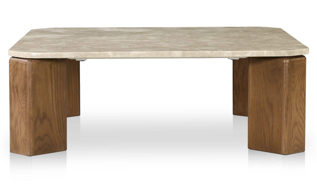 Jace Coffee Table Silk Grey Marble by Moe's Home Collection - view 2
