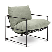 Metro - Trent Accent Chair - Washed Forest Upholstery