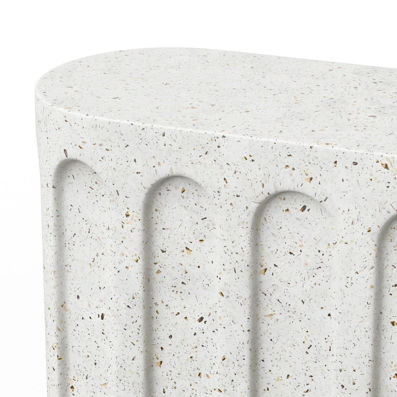 Mixx - Atlas Bench - Ivory Terrazzo