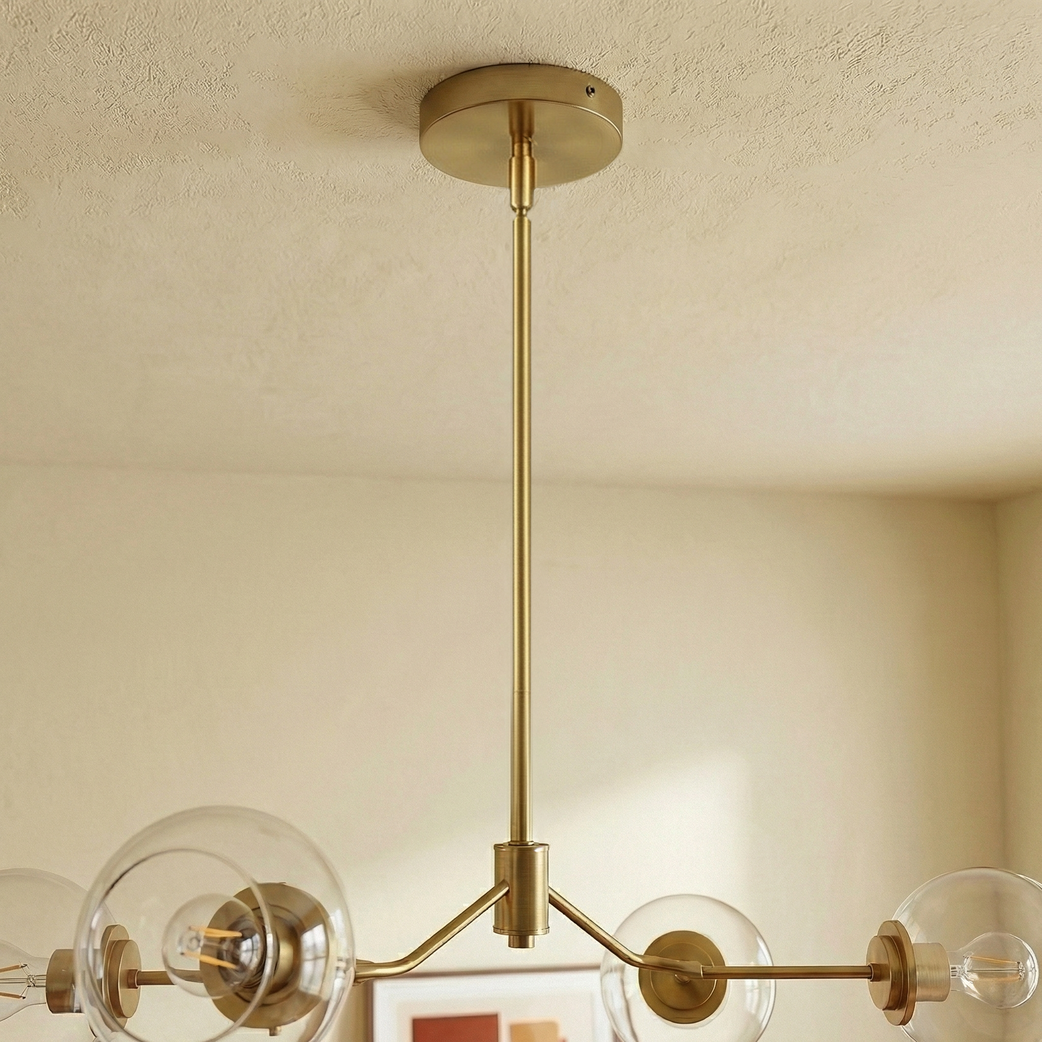 Jewel Chandelier | Linear Modern Farmhouse and Clear Glass