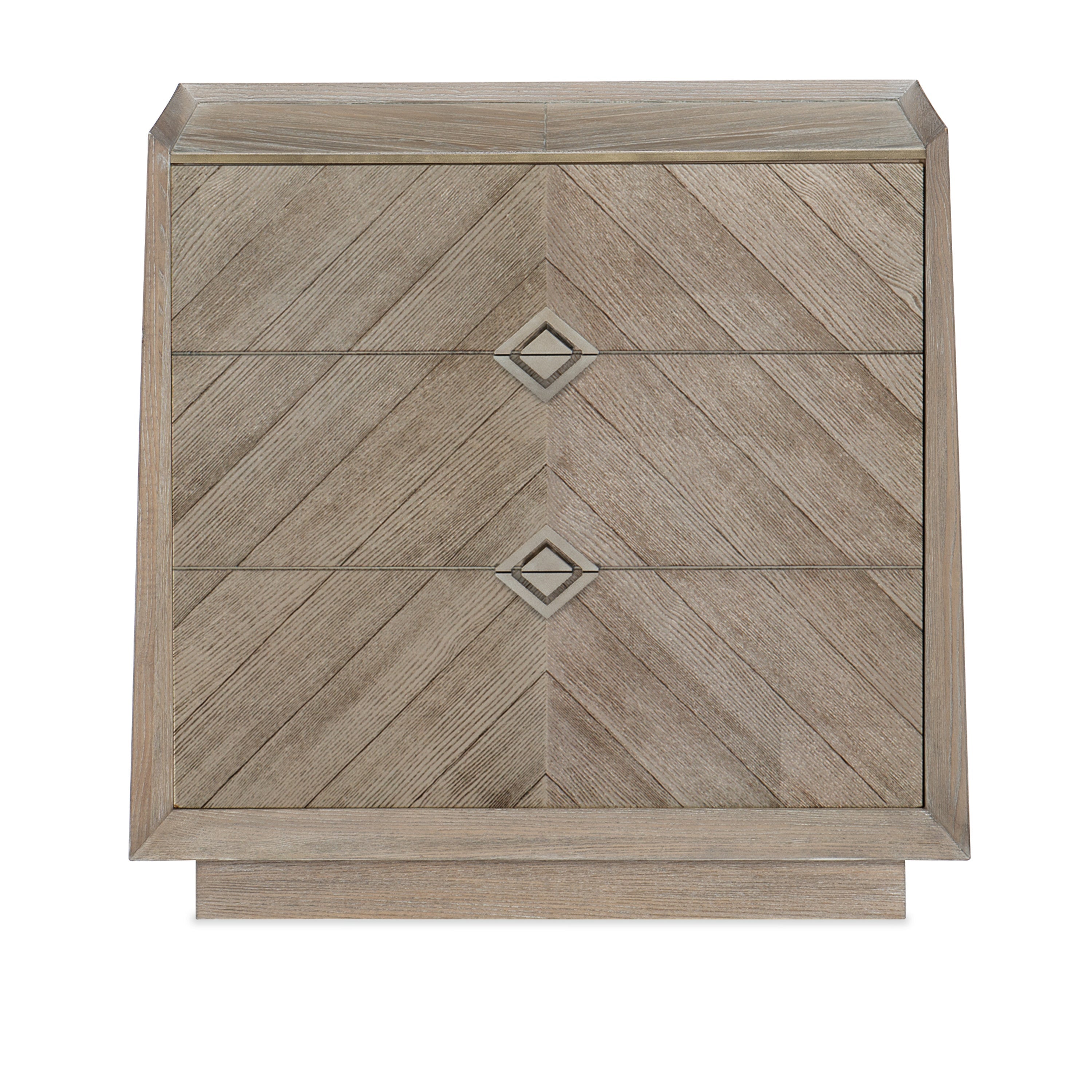 Crossed Purposes Ash Driftwood Nightstand 28" by Caracole