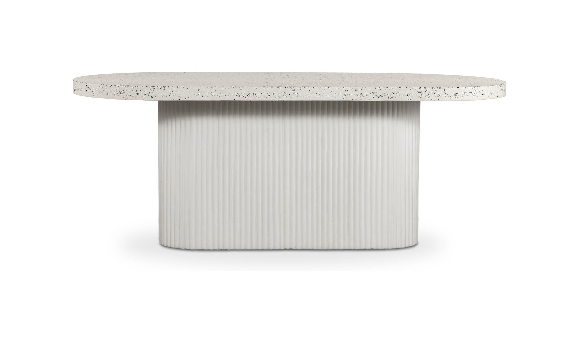 Lyon Outdoor Dining Table White Terrazzo by Moe's Home Collection - view 8