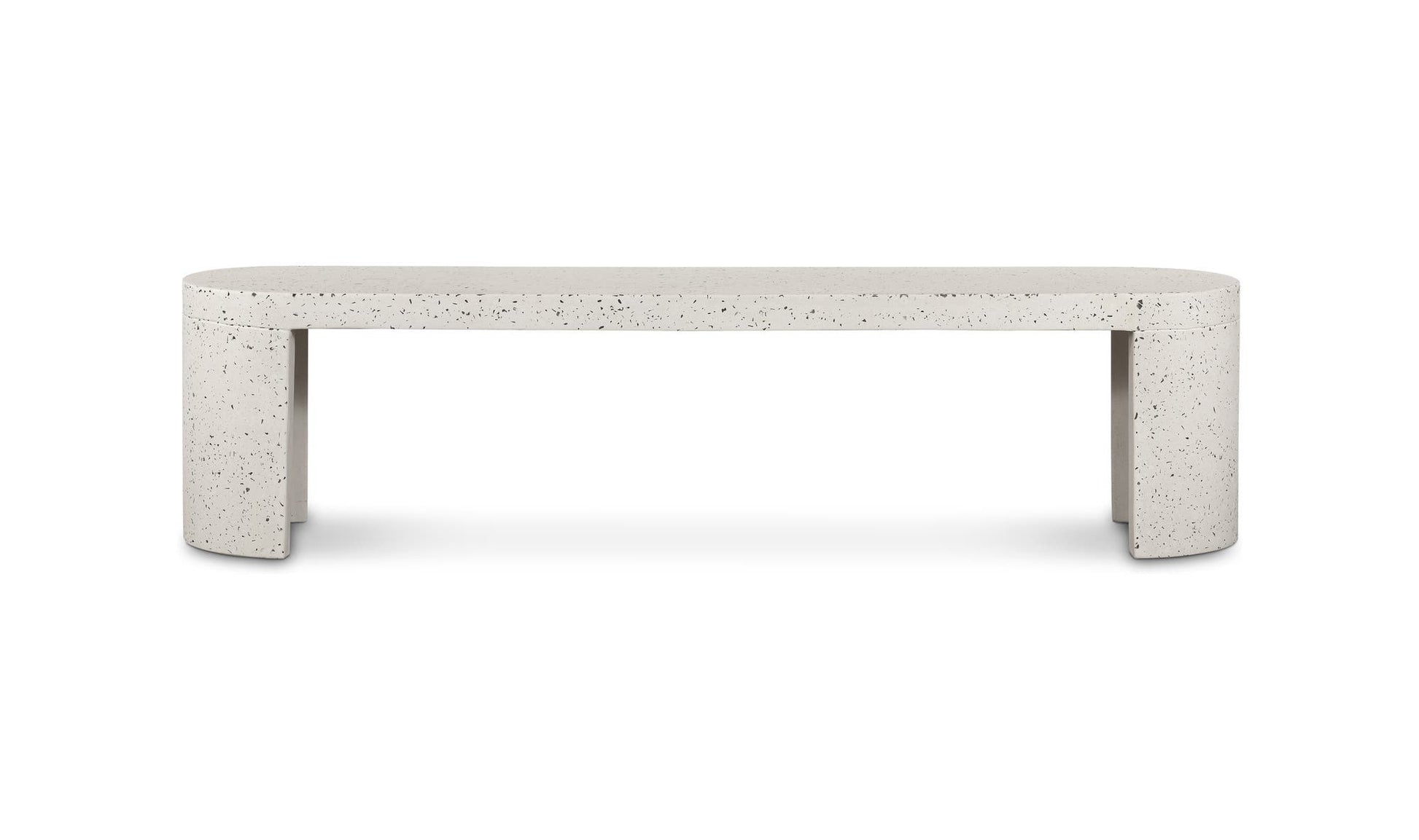 Lyon Outdoor Bench White Terrazzo by Moe's Home Collection - view 15
