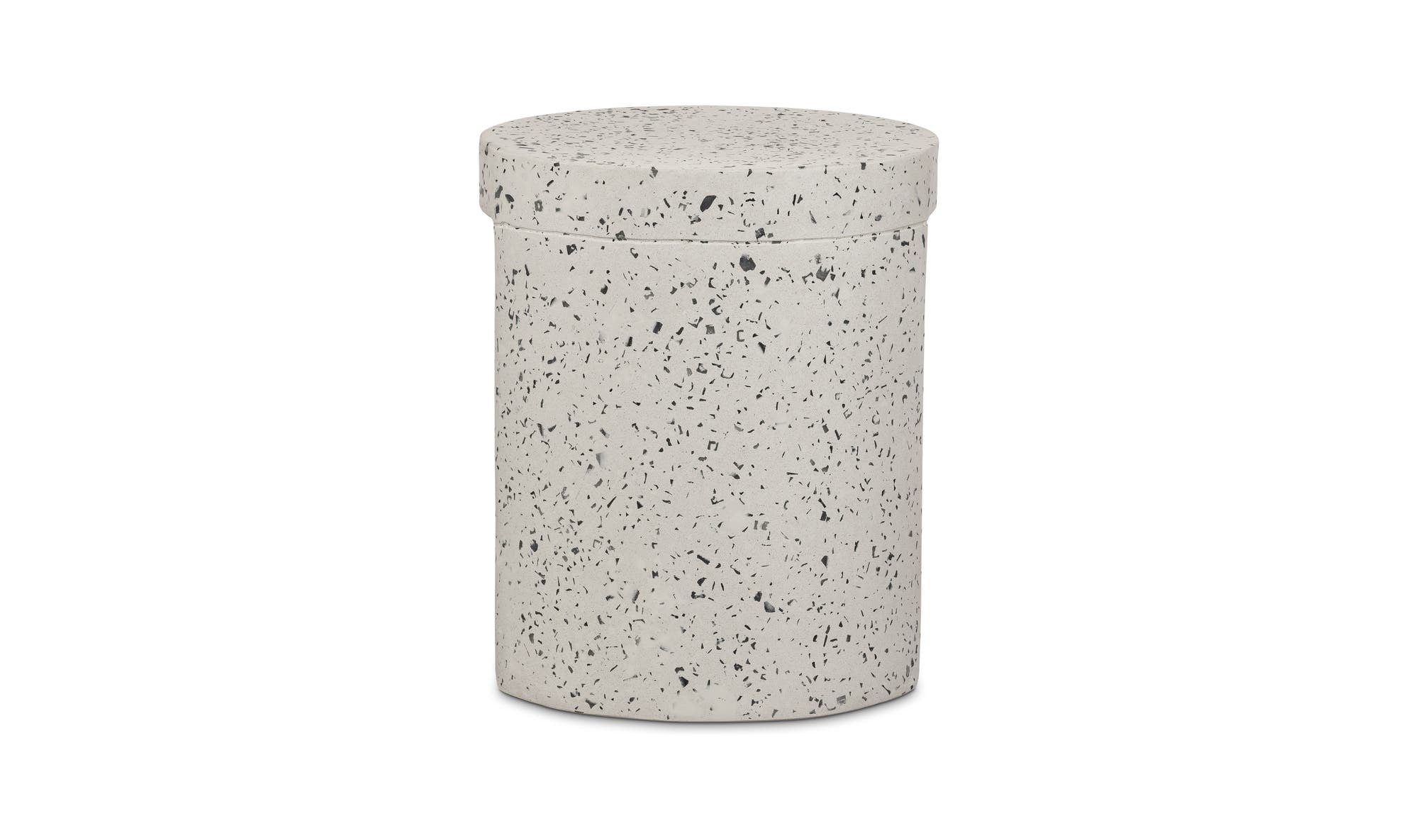 Lyon Outdoor Stool White Terrazzo by Moe's Home Collection - view 17