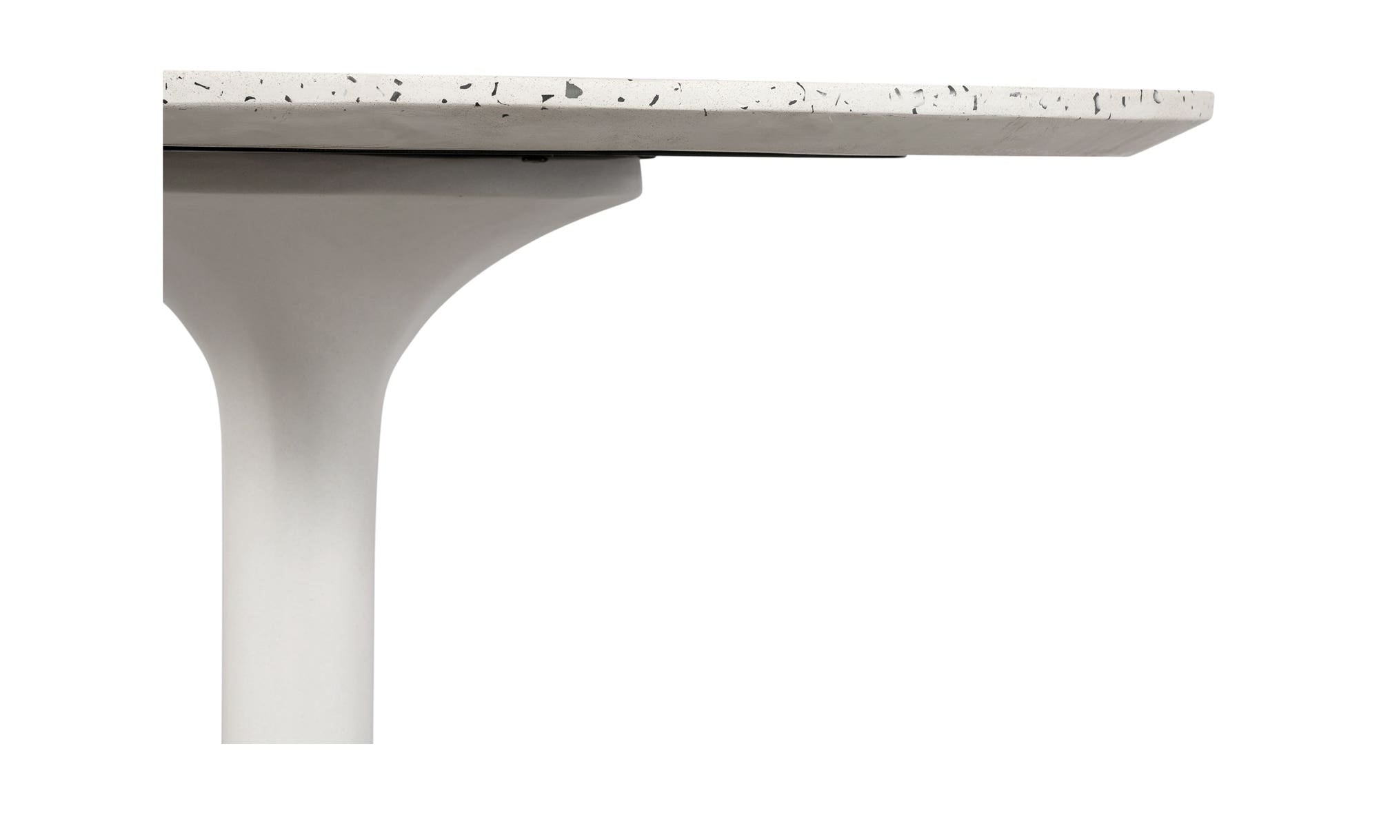 Tuli Outdoor Cafe Table White Terrazzo by Moe's Home Collection - view 7