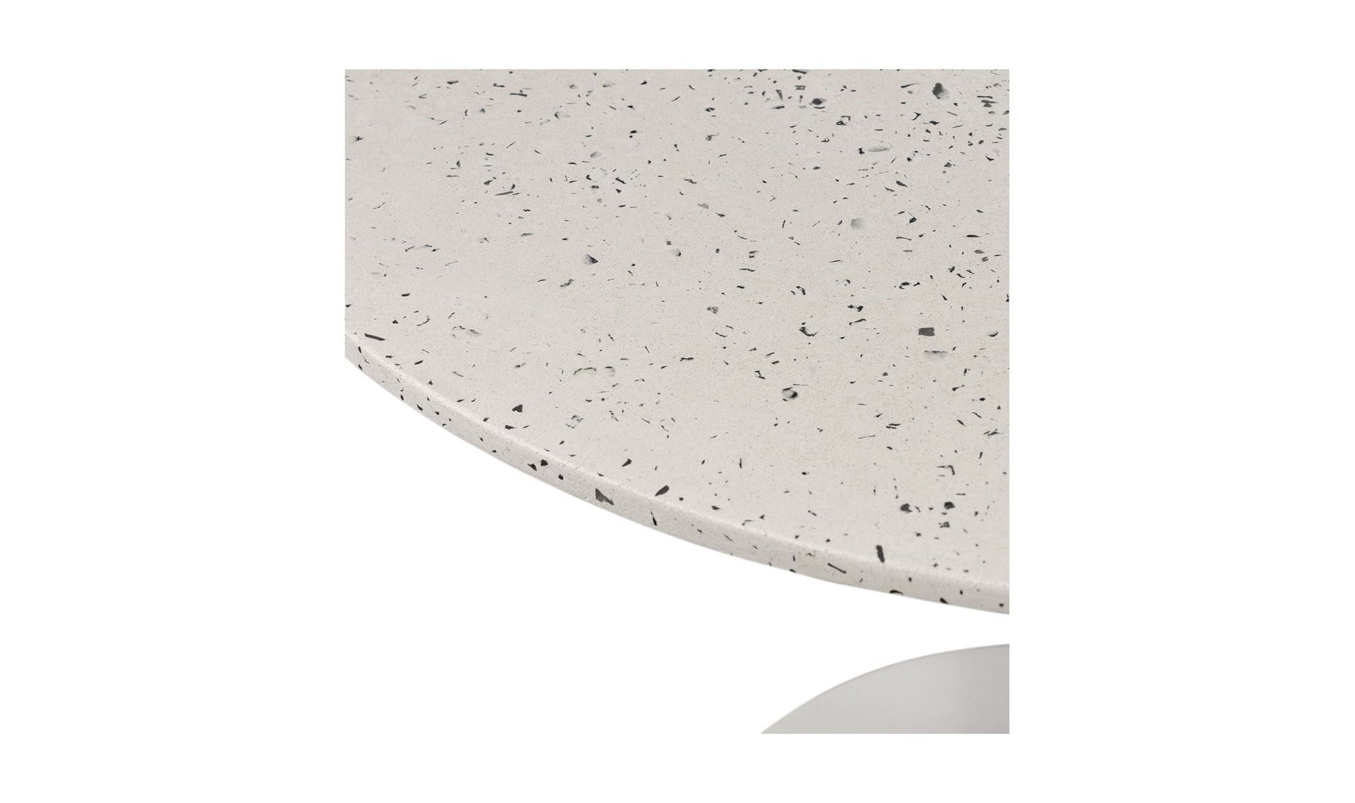 Tuli Outdoor Cafe Table White Terrazzo by Moe's Home Collection - view 9