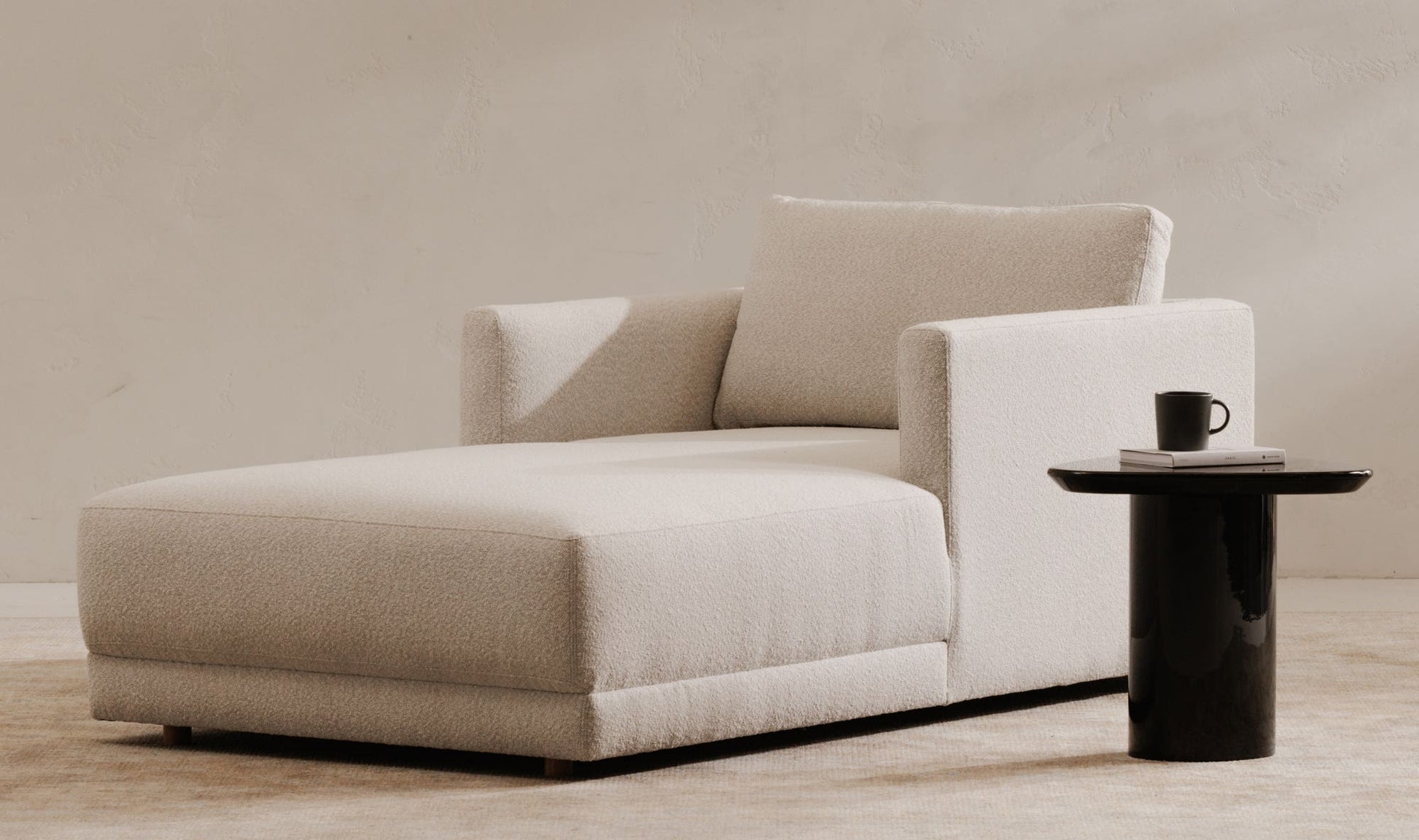 Bryn Chaise Oyster by Moe's Home Collection - view 4