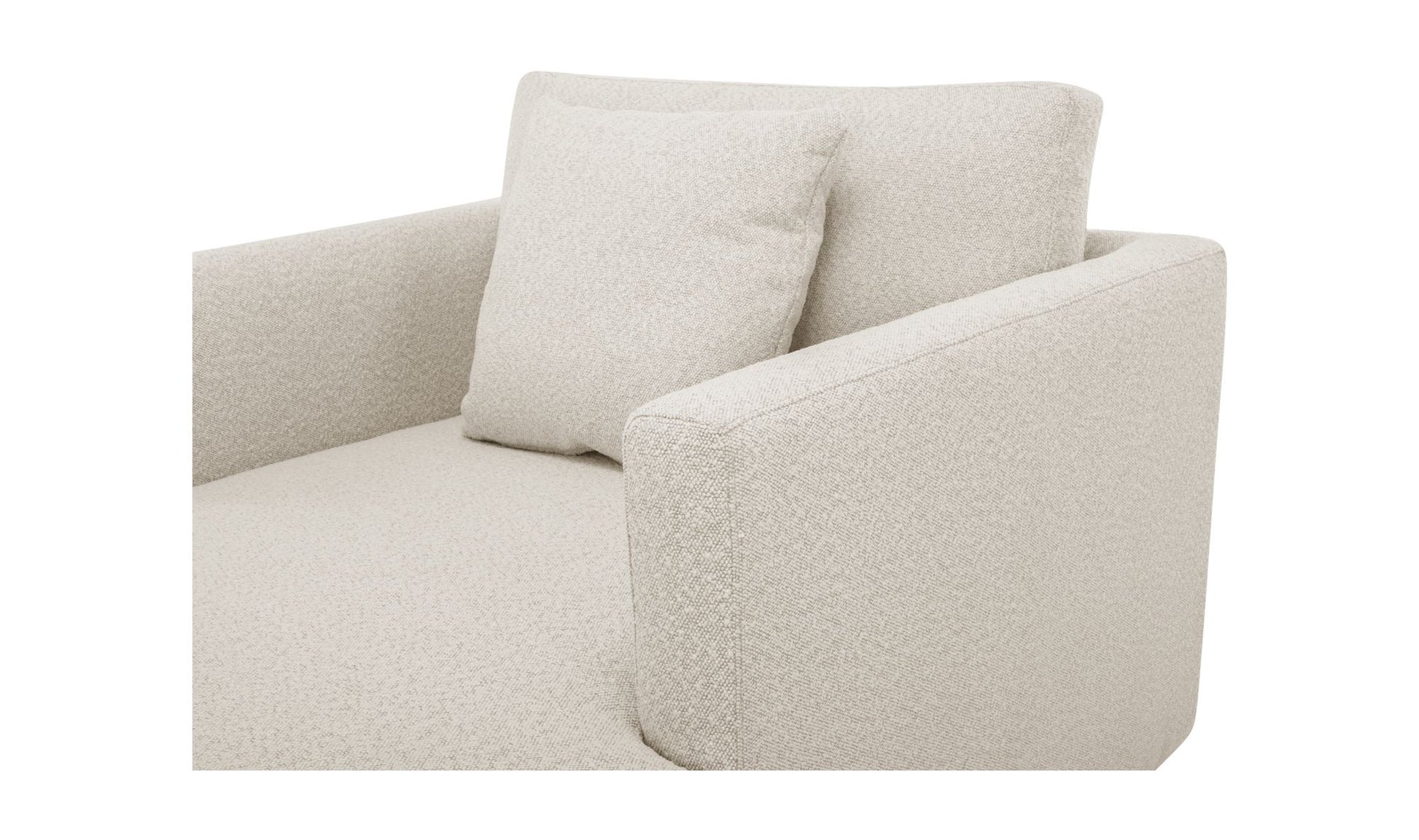 Bryn Chaise Oyster by Moe's Home Collection - view 8