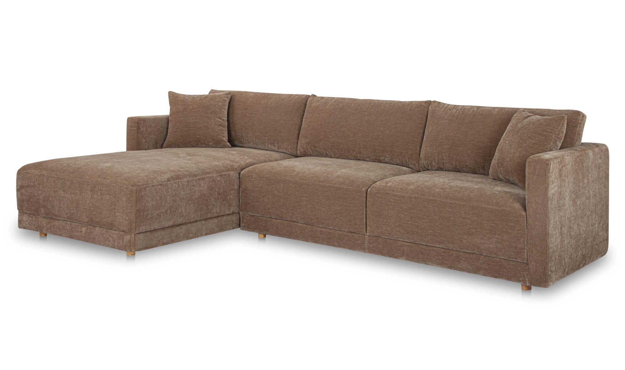 Bryn Sectional Camel Left by Moe's Home Collection - view 14