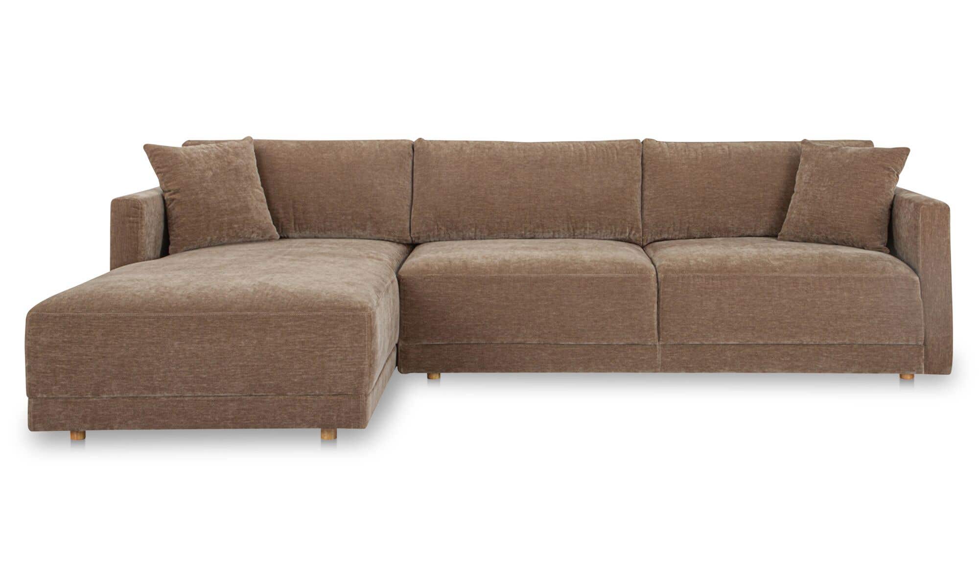 Bryn Sectional Camel Left by Moe's Home Collection - view 8