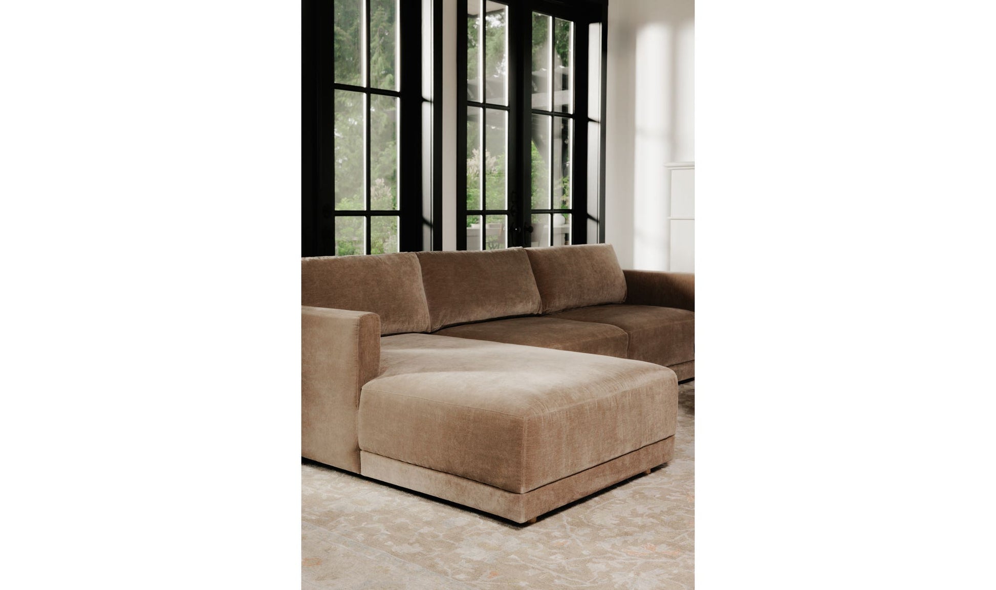 Bryn Sectional Right Camel by Moe's Home Collection - view 12
