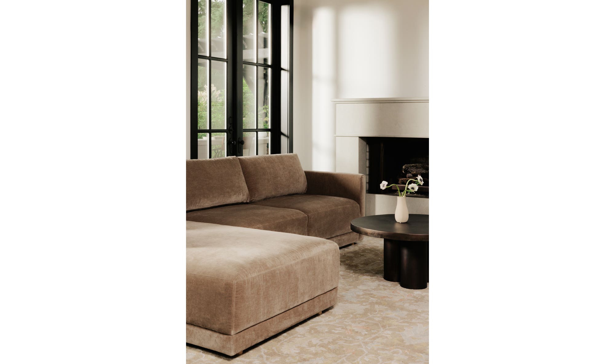 Bryn Sectional Right Camel by Moe's Home Collection - view 13