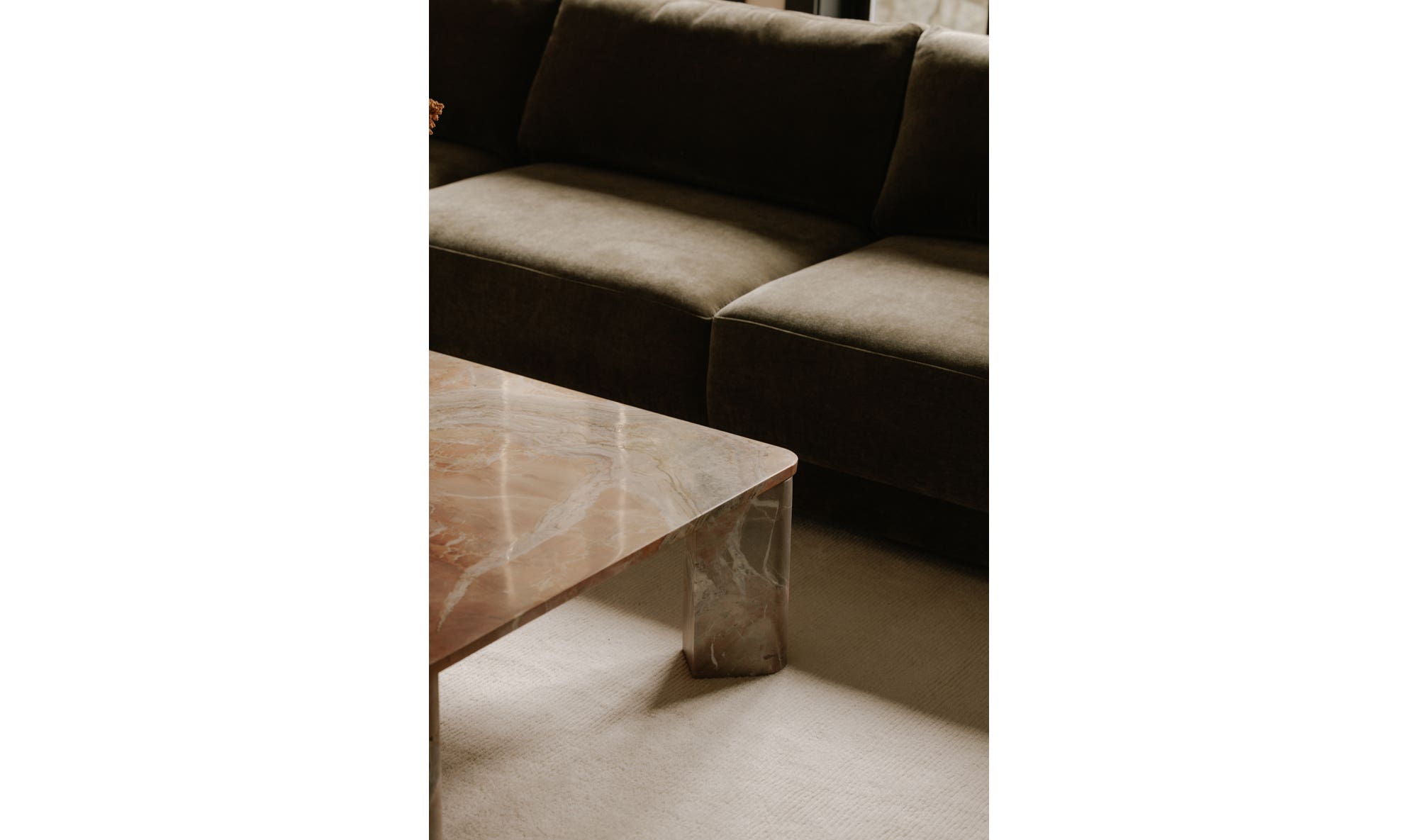 Bryn Sectional Left Heritage Cedar Green by Moe's Home Collection - view 8