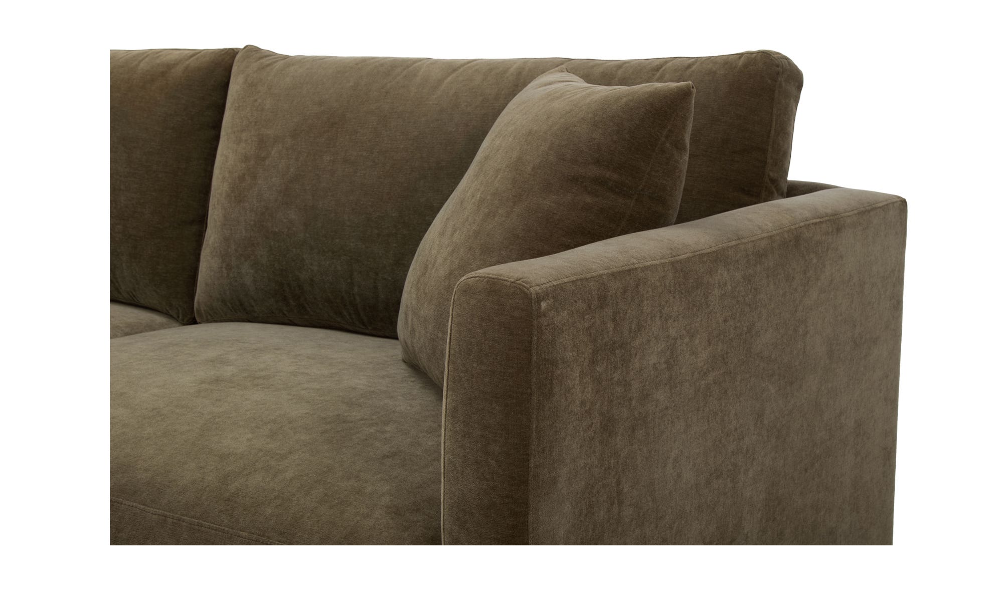 Bryn Sectional Left Heritage Cedar Green by Moe's Home Collection - view 12