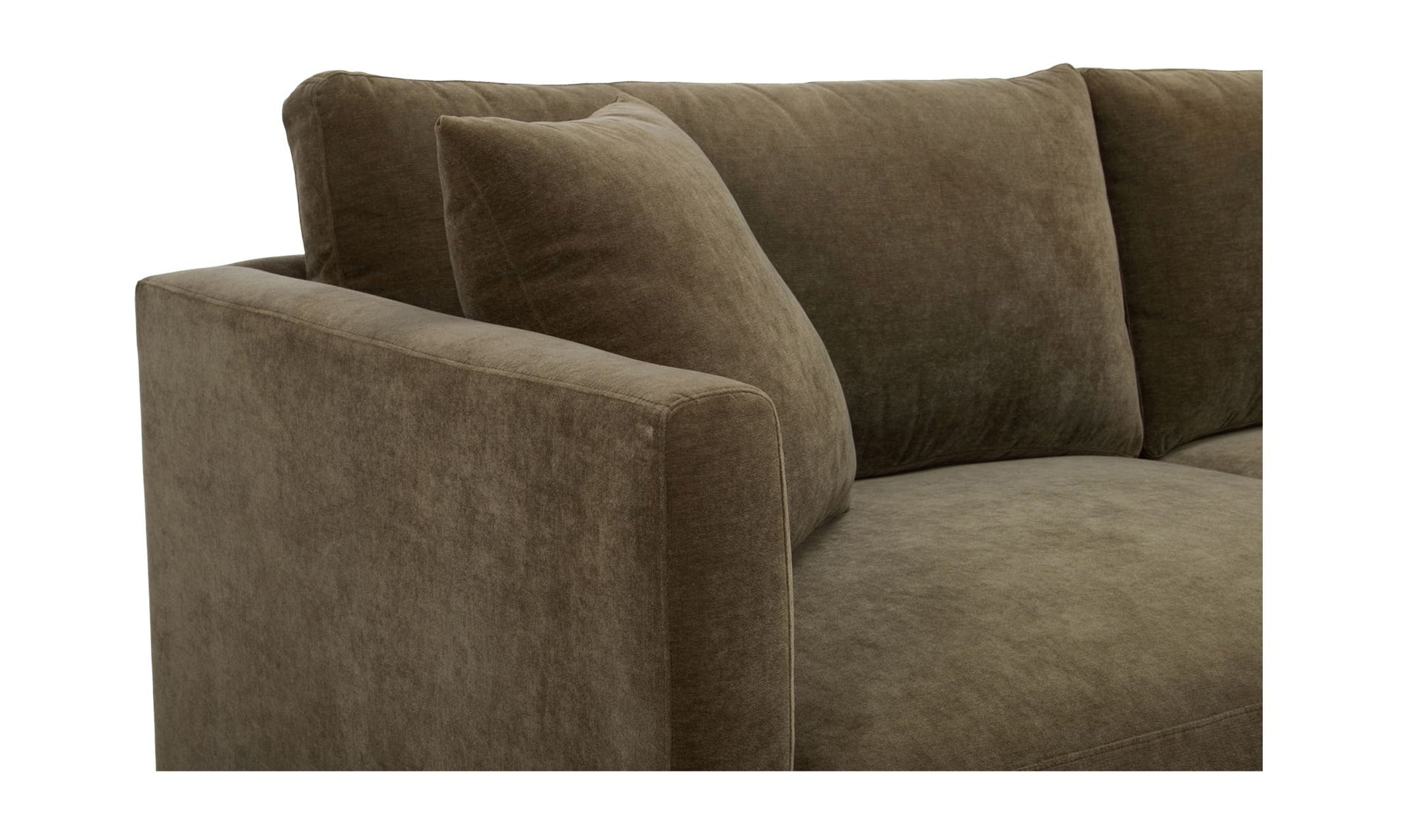 Bryn Sectional Right Heritage Cedar Green by Moe's Home Collection - view 12