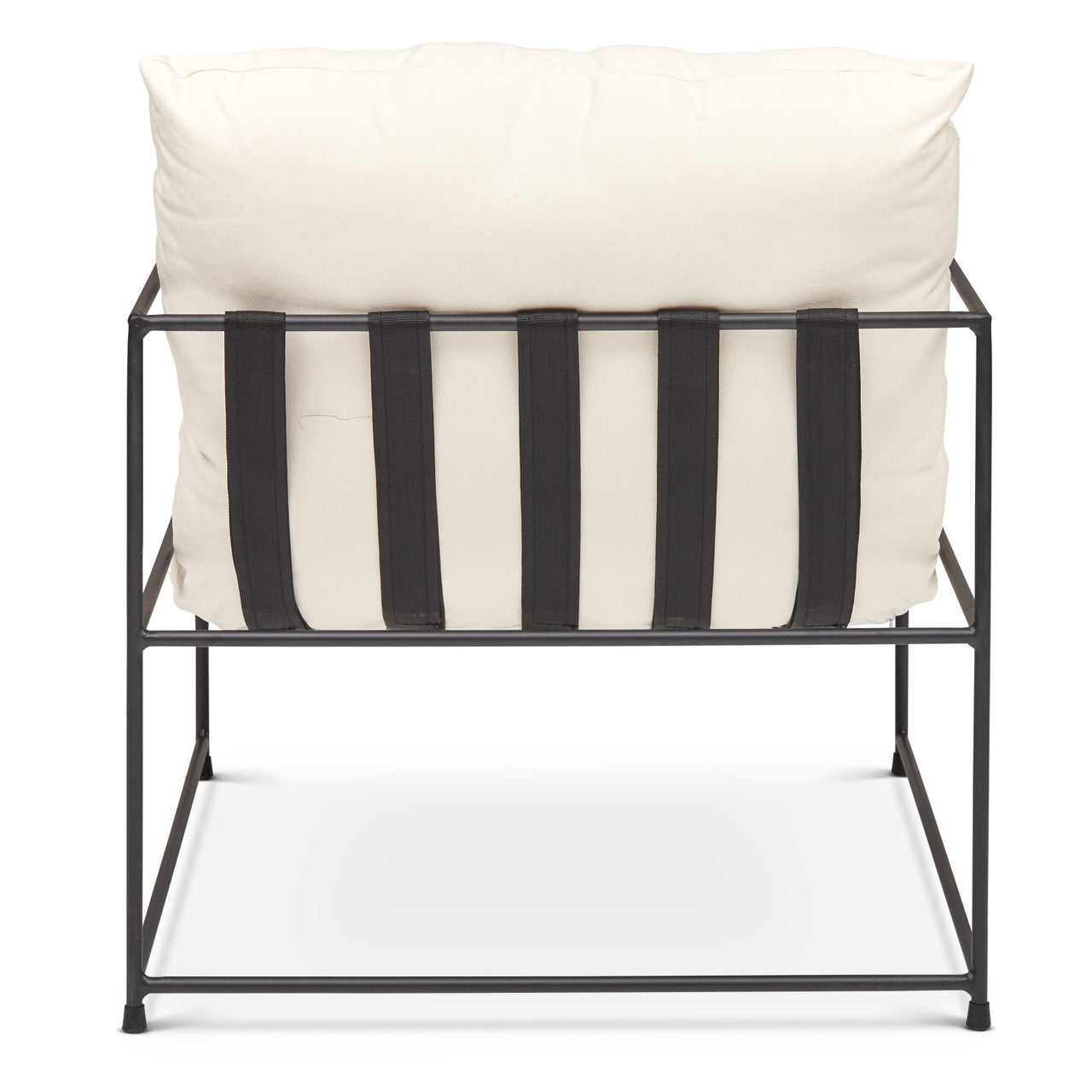 Metro - Trent Accent Chair - Washed White Upholstery