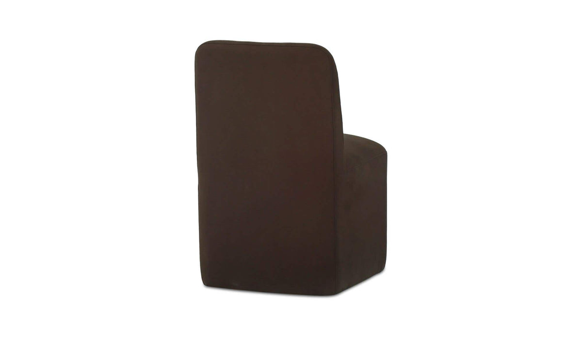 Bent Rolling Dining Chair Dark Brown - Set of Two by Moe's Home Collection - view 9
