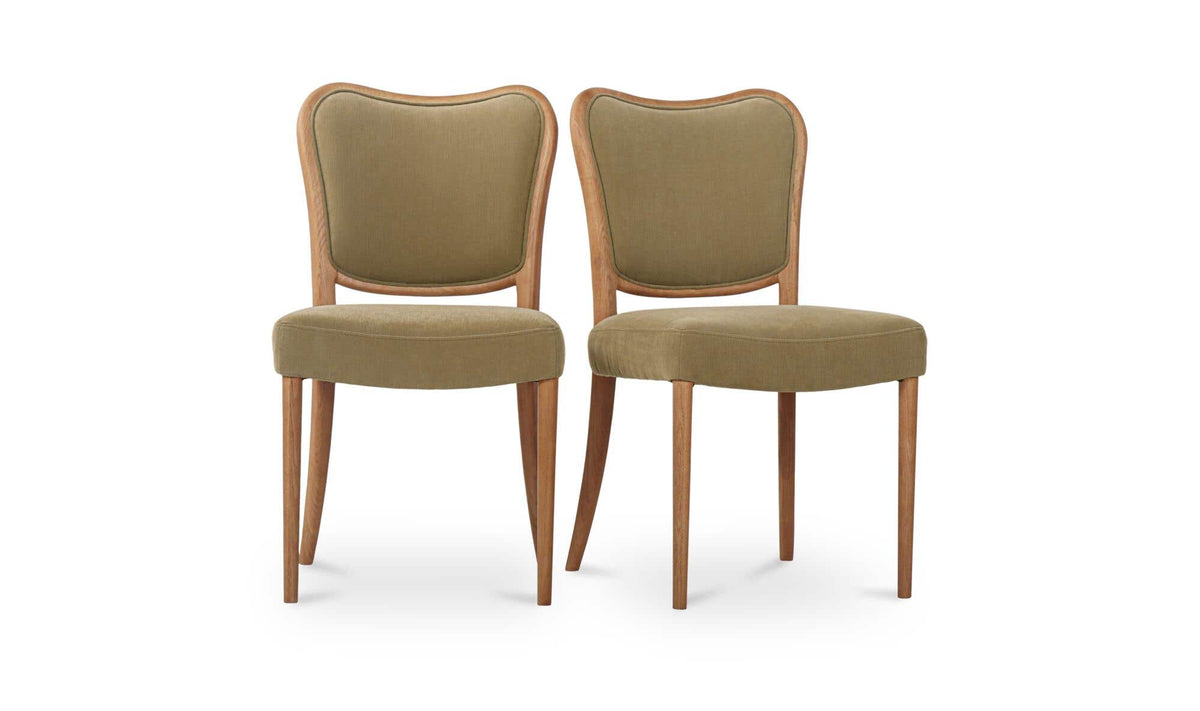 Ellory Dining Chair Olive - Set of Two by Moe's Home Collection - view 2