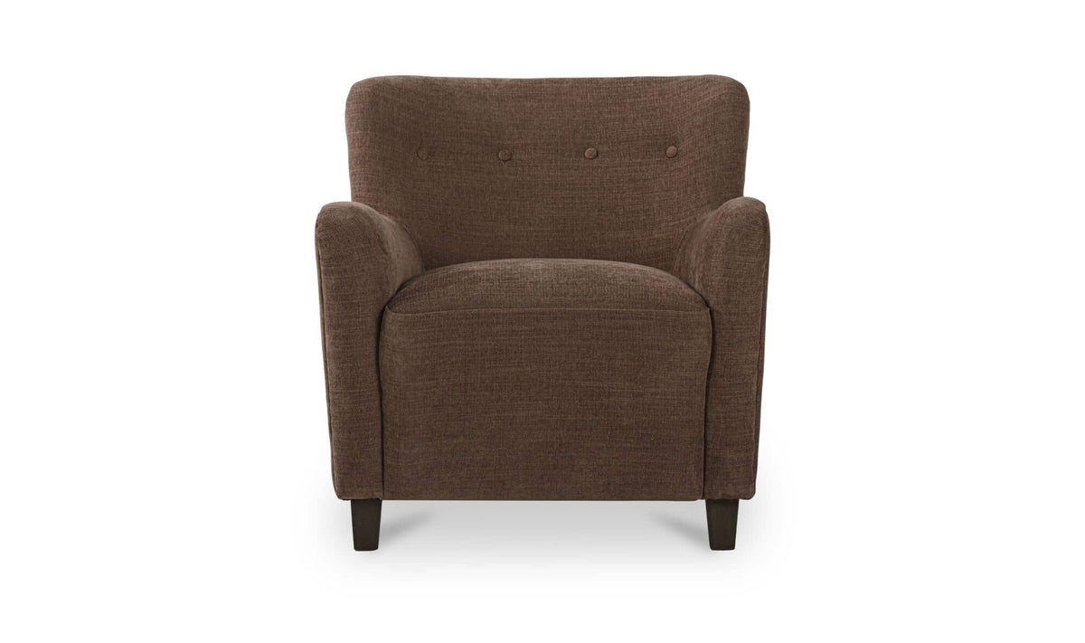Fairview Accent Chair Cool Brown by Moe's Home Collection - view 2