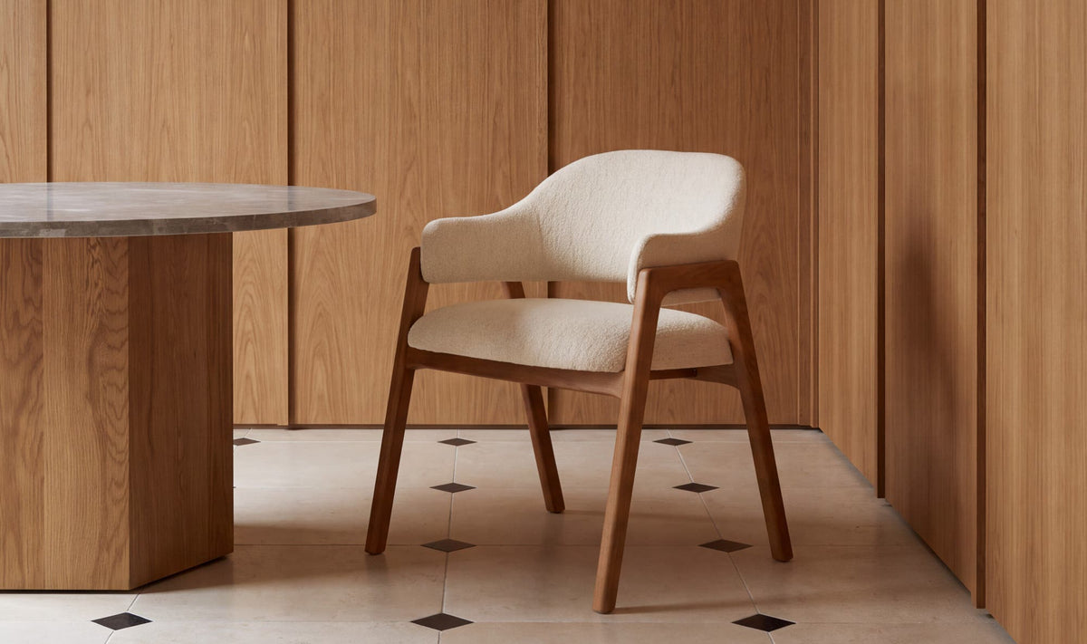 Halden Dining Chair Flecked Beige by Moe's Home Collection - view 3
