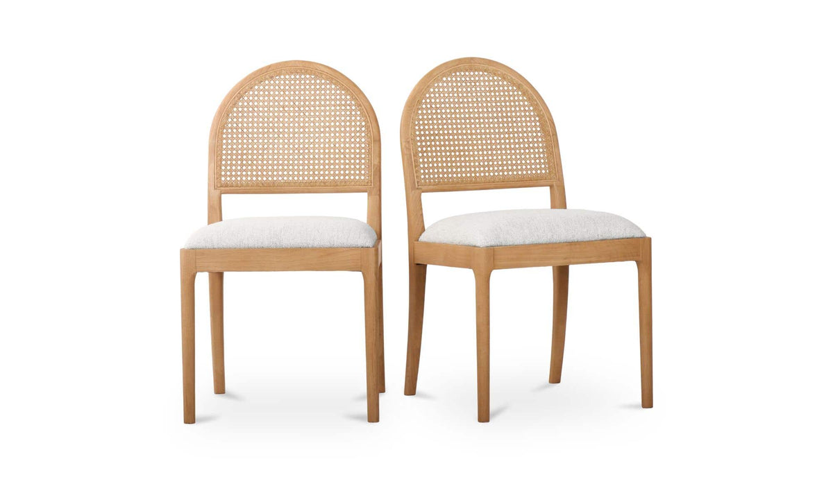 Jinny Dining Chair Flecked Beige - Set of Two by Moe's Home Collection - view 2
