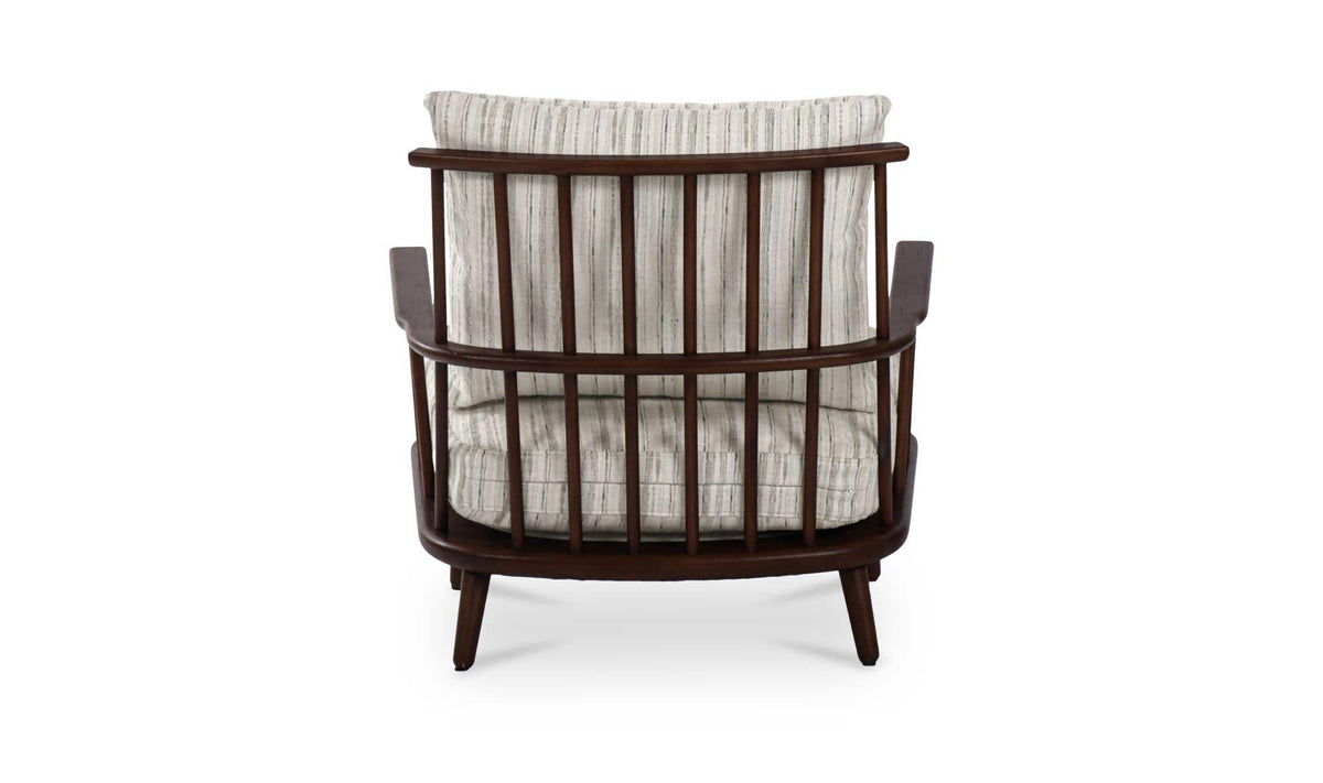 Griffin Accent Chair Beige Stripe by Moe's Home Collection - view 7