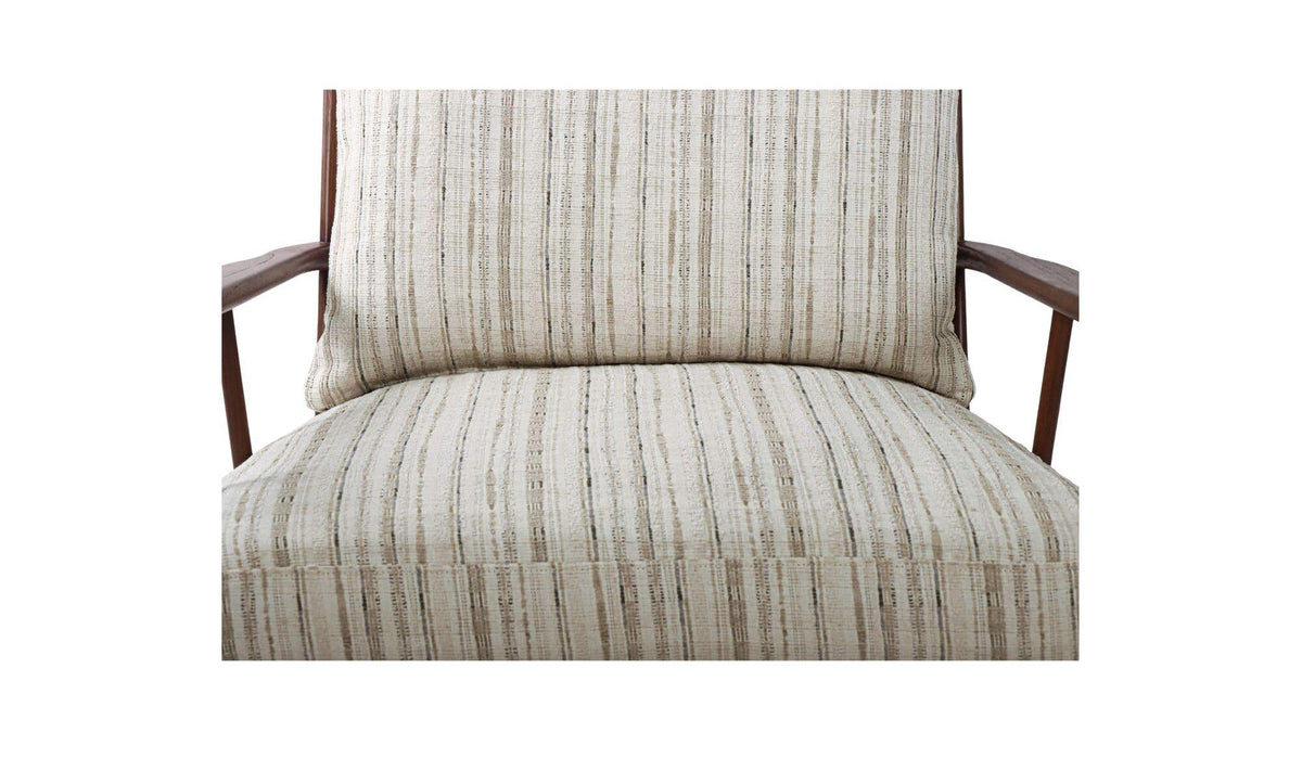 Griffin Accent Chair Beige Stripe by Moe's Home Collection - view 9
