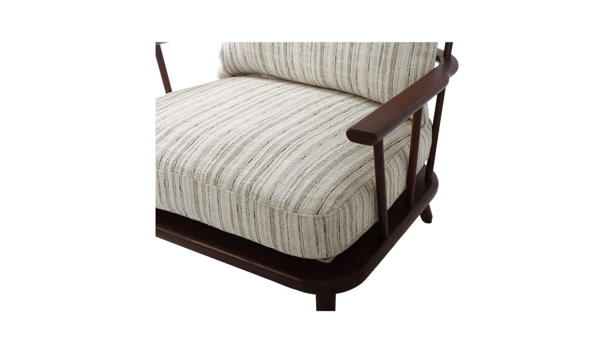 Griffin Accent Chair Beige Stripe by Moe's Home Collection - view 8