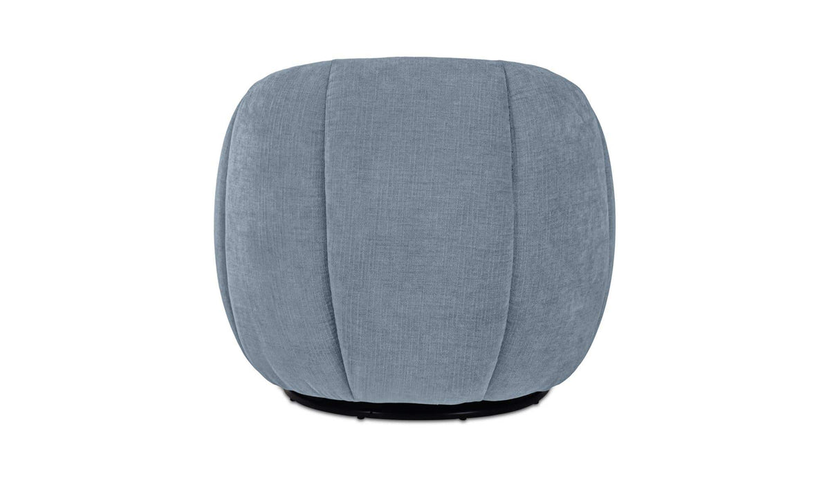 Mindy Swivel Chair Light Blue by Moe's Home Collection - view 6