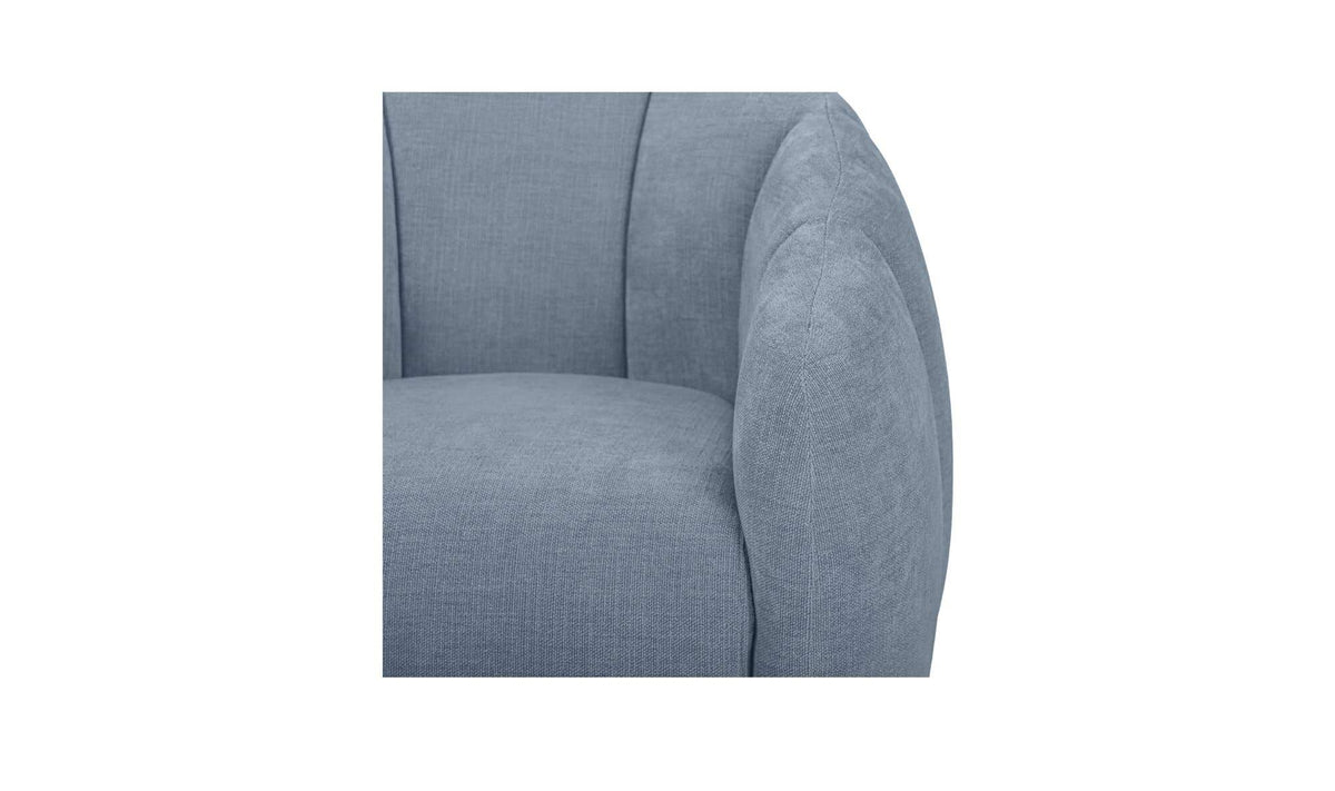 Mindy Swivel Chair Light Blue by Moe's Home Collection - view 9
