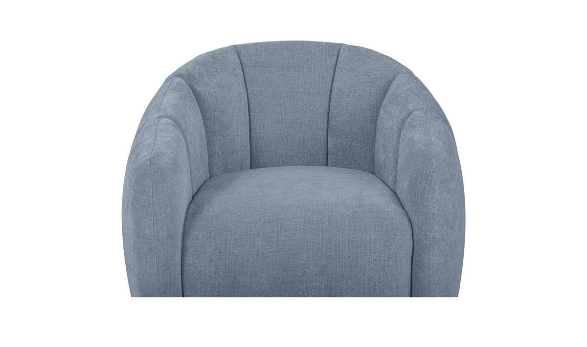 Mindy Swivel Chair Light Blue by Moe's Home Collection - view 8
