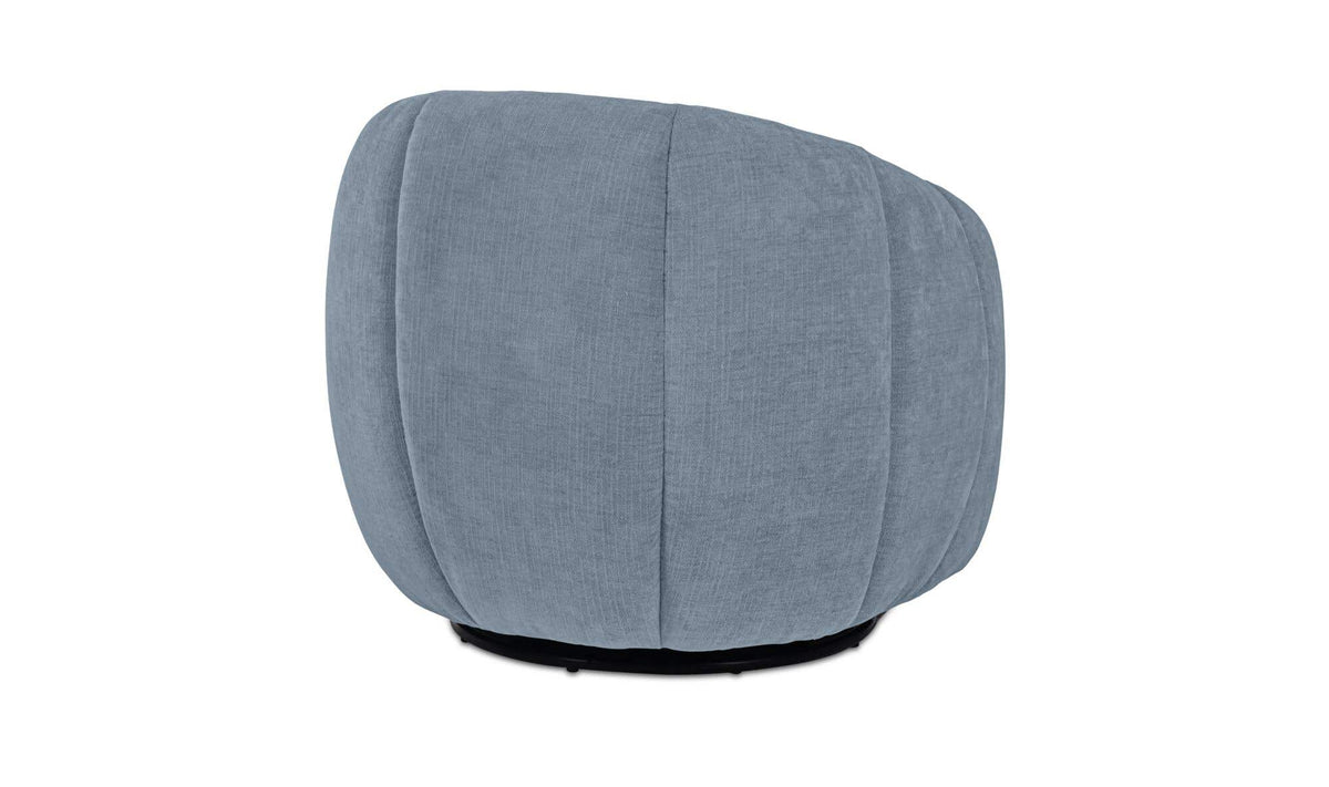 Mindy Swivel Chair Light Blue by Moe's Home Collection - view 7