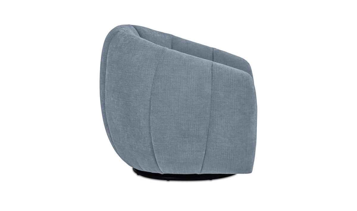 Mindy Swivel Chair Light Blue by Moe's Home Collection - view 5