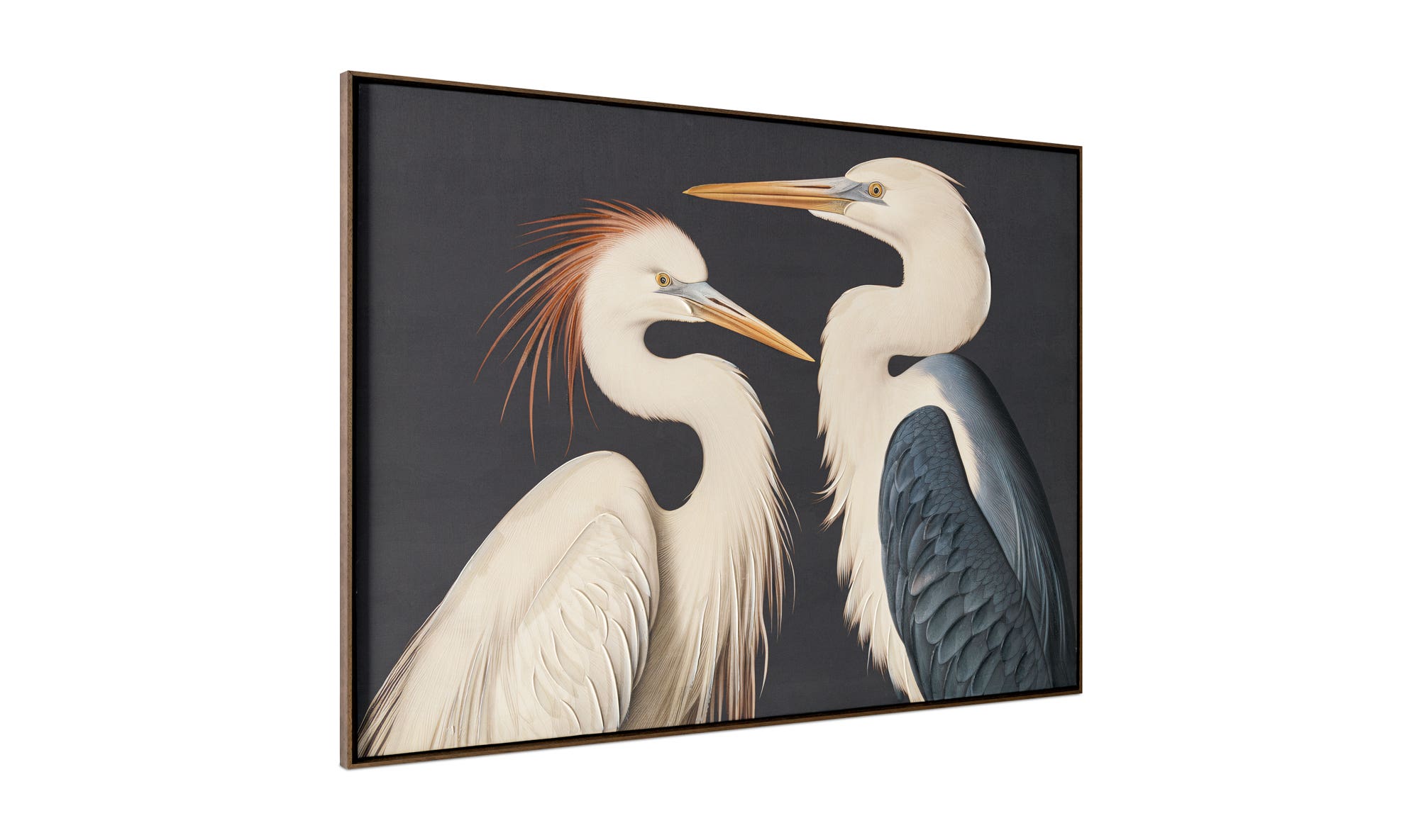 Two Cranes Framed Painting by Moe's Home Collection - view 6