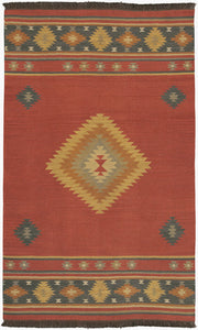 Jewel Tone Brown/Tan Handmade Rug - 10' x 14'