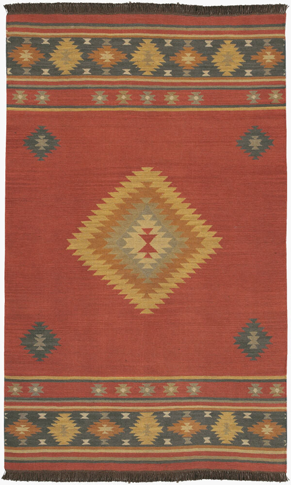 Jewel Tone Brown/Tan Handmade Rug - 10' x 14'