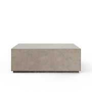 Mixx - Bloc Square Coffee Table - 47.25" - Dark Grey